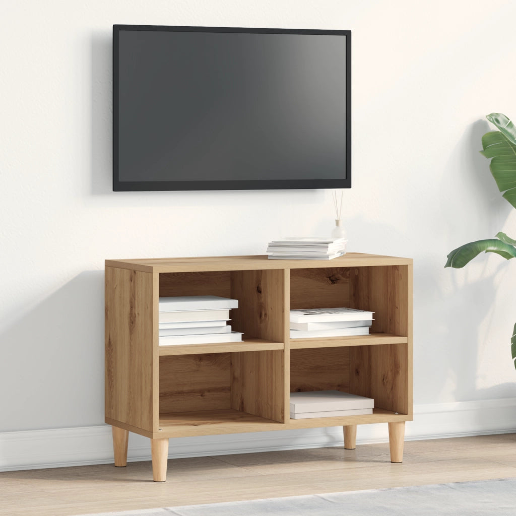 Mobile TV Rovere Artigianale 69.5x30x50 cm Legno ingegnerizzato