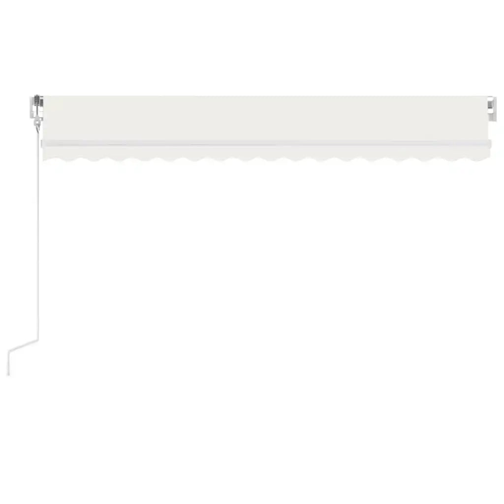 Tenda Automatica con Sensore Vento e LED 450x300 cm Crema 3068932