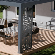 Pannello decorativo a foglie OmbrÃ©a VS 1M - Antracite