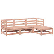 Set Divani da Giardino 4 pz | Set Salotto da Giardino in Legno Massello Abete Douglas