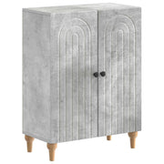 Mobiletto da Bagno ALKMAAR Grigio Cemento 59,5 x 31 x 80 cm 896178