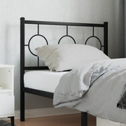 Testiera in Metallo-Testiera in Ferro-Testata Nero 90 cm 309213