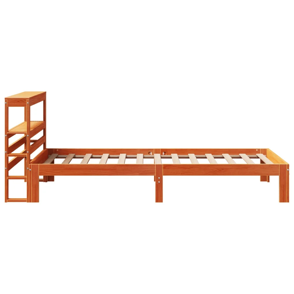 vidaXL Letto senza Materasso Marrone Cera 90x190 cm in Legno di Pino