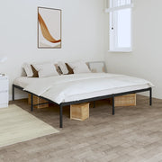 vidaXL Giroletto in Metallo Nero 200x200 cm