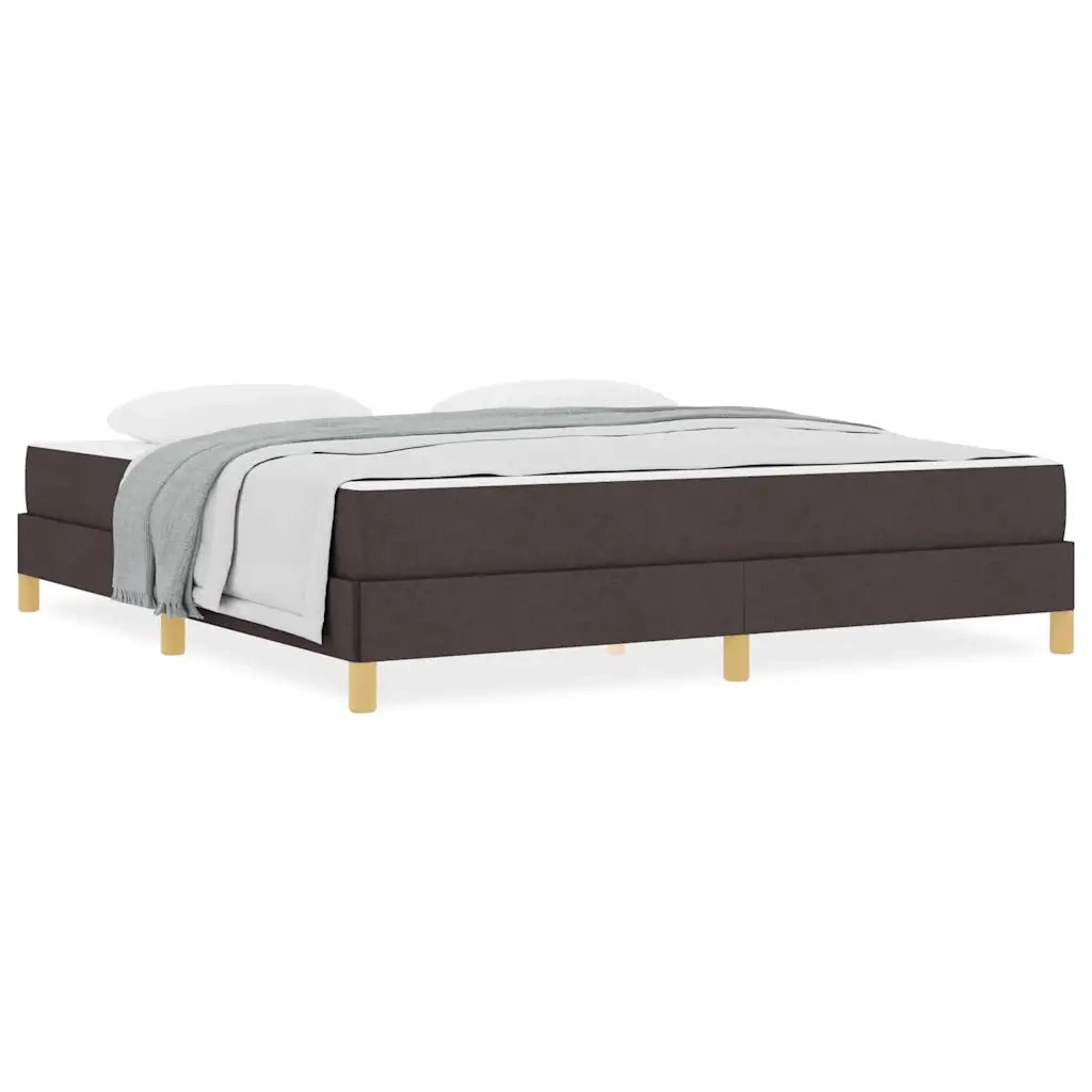 vidaXL Letto a molle Marrone 180 x 200 cm