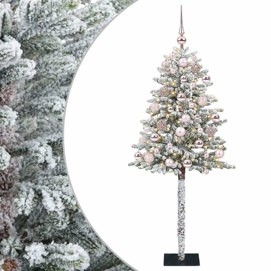 Albero di Natale Artificiale con Palline 150 cm 150 LED 3465798