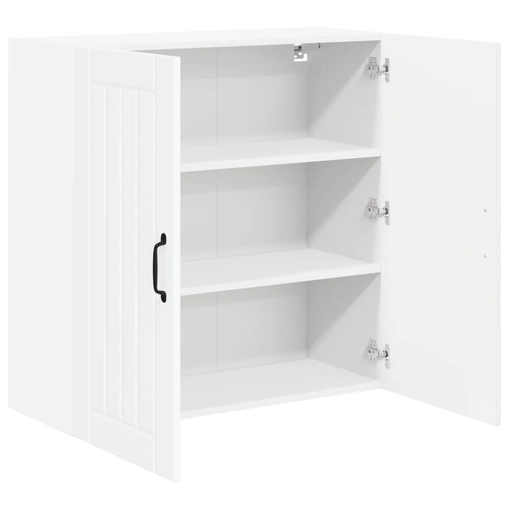 Mobile da cucina moderno e funzionale 80 x 31 x 80 cm in legno composito bianco codice 02_0054072