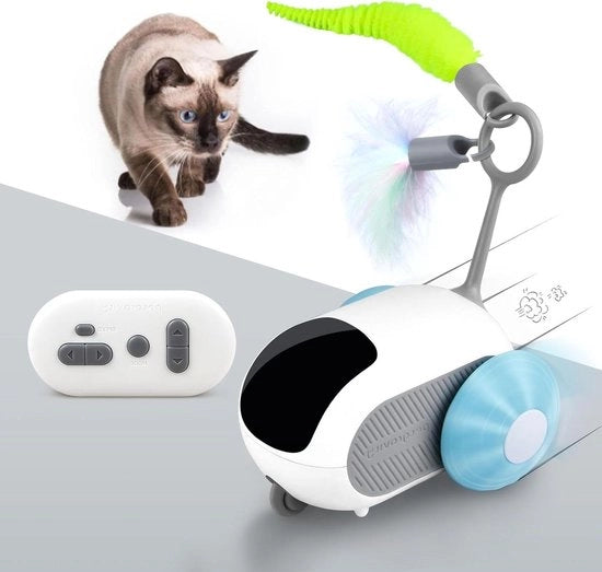 Giochi interattivi per gatti con telecomando - 2 velocità - automatico movimento - per gatti annoiati