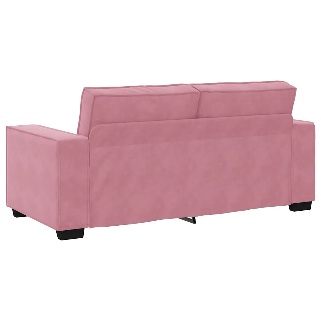 Divano | Divano da soggiorno | Sofa a 2 Posti Rosa 180x78x84 cm in Velluto
