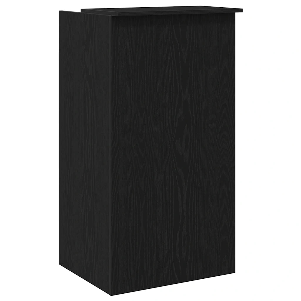 vidaXL Banco Reception Nero 55x50x103,5 cm in Legno Multistrato