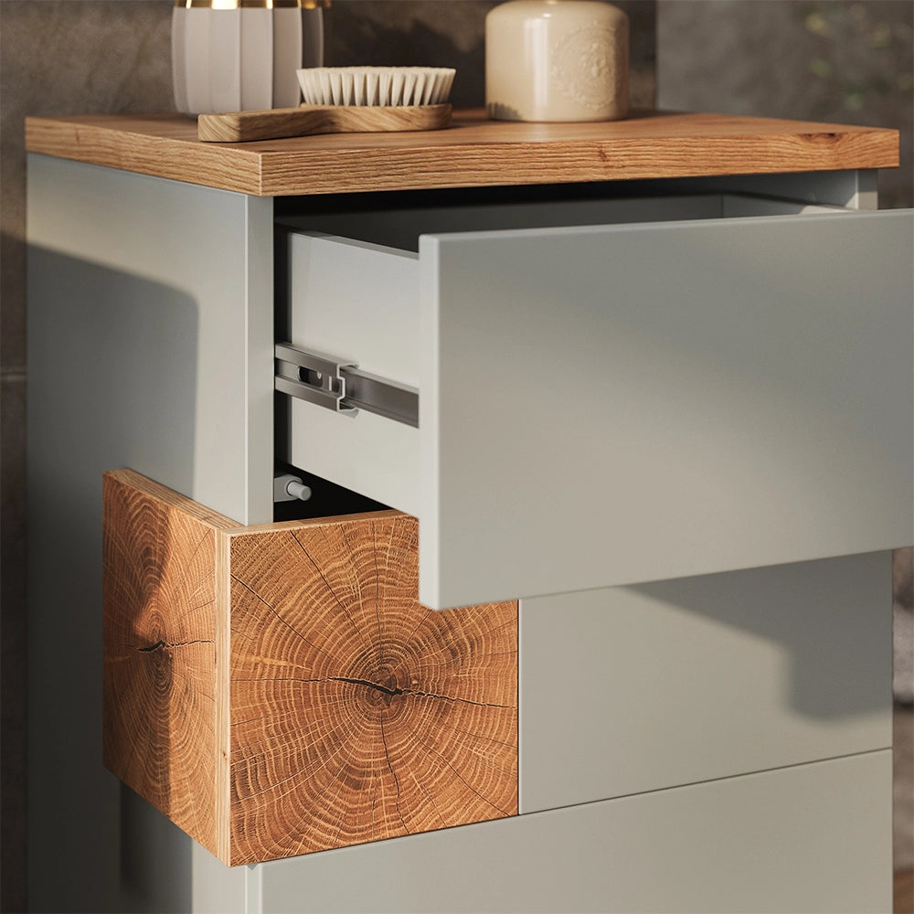 Vicco mobiletto bagno Grigio/Artisan 40 x 84 cm
