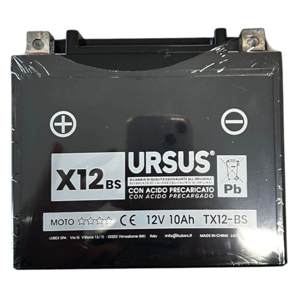 BATTERIA PER MOTO URSUS x12BS 10Ah