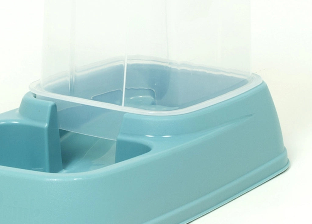 Dispenser Cibo/Acqua 3,7L Per Animali Modello 700085 Colore Azzurro