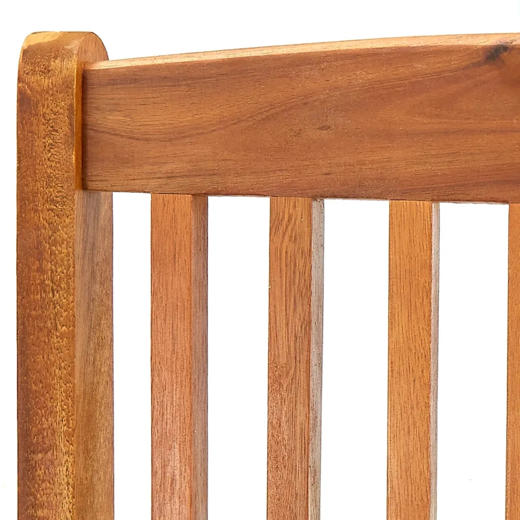 Sedie da Giardino Pieghevoli 4 pz in Legno Massello d'Acacia 46340