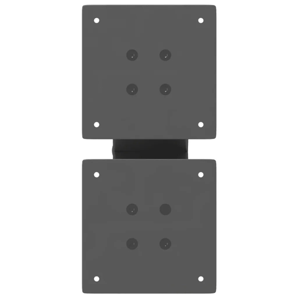 Gambe per Tavolino da CaffÃ¨ a Forma di X 2 pz Antracite 40x(30-31) cm Acciaio