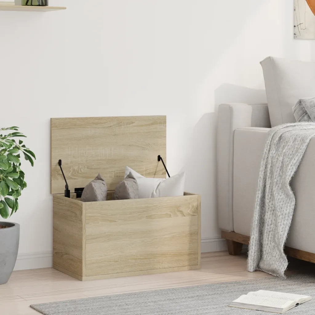 vidaXL Contenitore Portaoggetti Rovere Sonoma 60x35x35cm in Truciolato