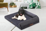 Letto per cani ortopedico con bordo - divano per cani per piccoli cani - lavabile - 76 x 51 x 18 cm letto per cani morbido