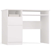 Scrivania PORTO sinistro bianco per ufficio e studio