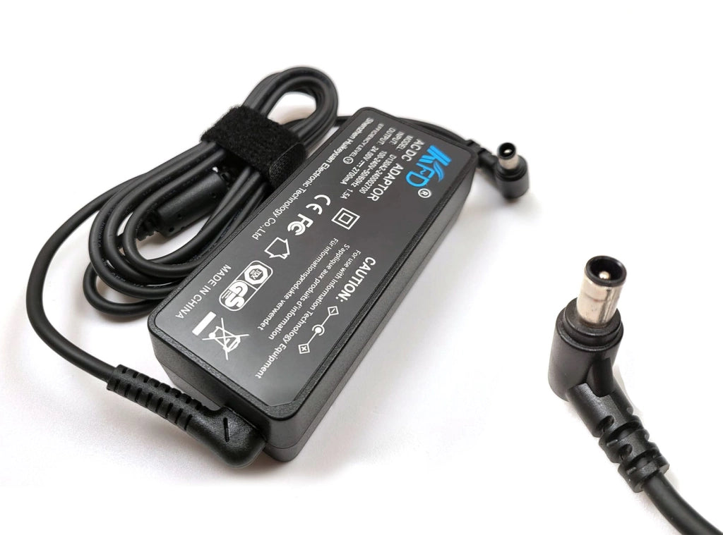 KFD Alimentatore 65W 24V 2.7A Cavo Spinotto L 6mm Per Volante Logitech Scanner Dymo