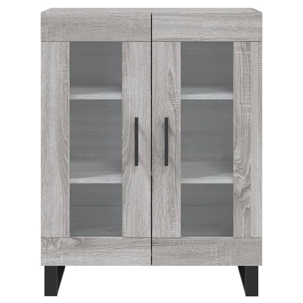 Buffet credenza cassettiera armadio mobile contenitore organizer cucina soggiorno Sonoma 69,5 x 34 x 90 cm legno ingegnerizzato grigio 02_0036444