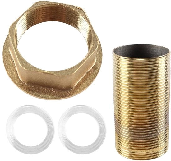 Set di riparazione per rubinetto cucina - Prevenzione di perdite - Set di riparazione - Viti in ottone - Tubo in acciaio inossidabile - Applicazione flessibile - Ideale per fai da te - Set di riparazione per rubinetti