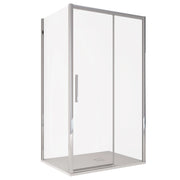 Box Doccia Angolare 70x140 cm 1 Anta Scorrevoe in Cristallo Trasparente 6mm H195 Bonussi Eliane