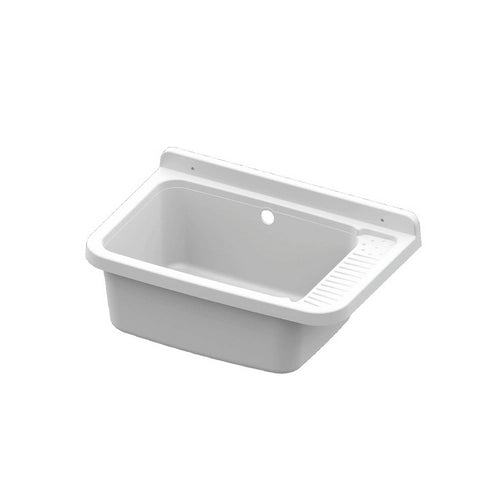 PILOZZO IN RESINA BIANCO- Cm 50,4 x 33,4 x 24- DH- pezzi 1