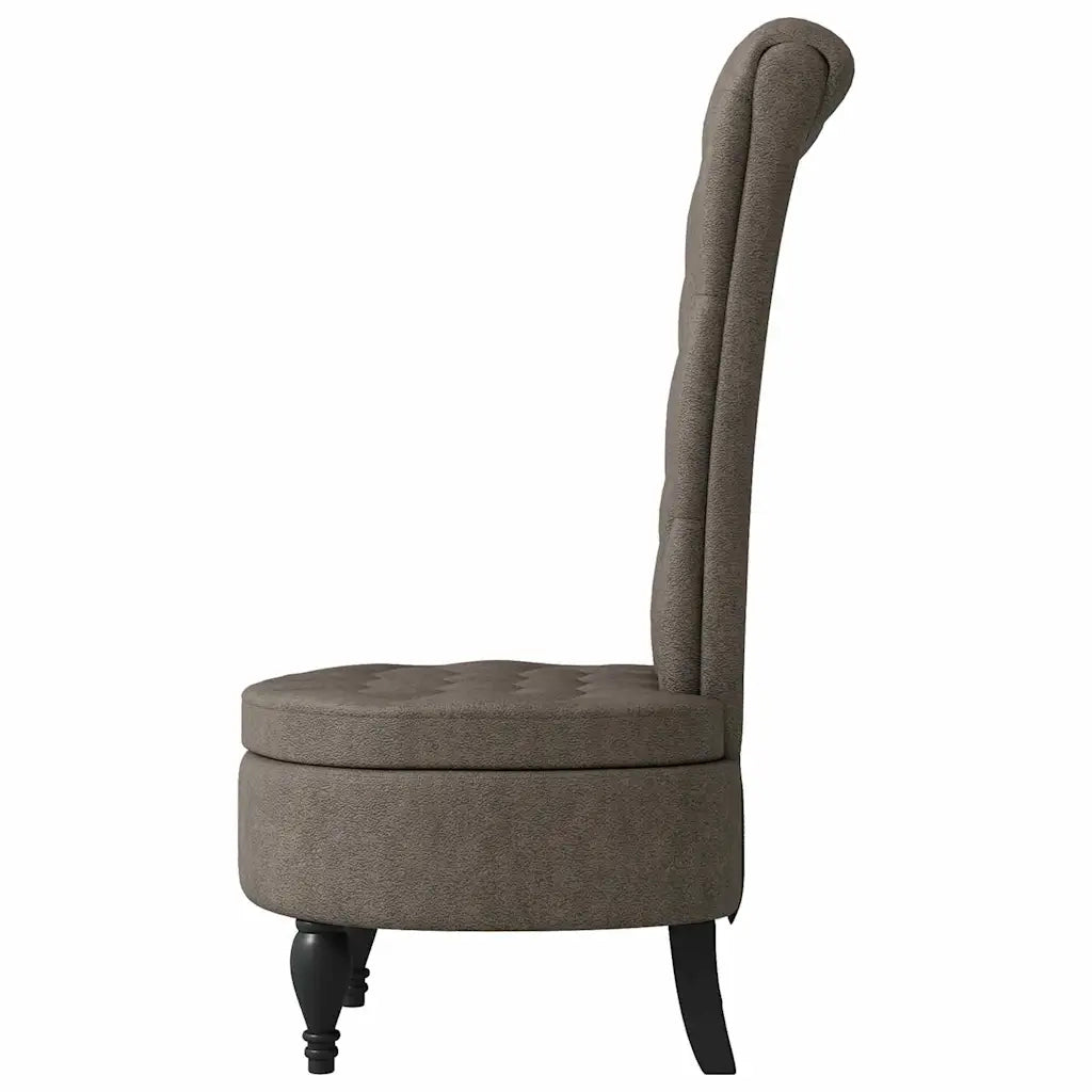 Divano Sedia-Poltrona Slipper Grigio scuro 56,5 x 70 x 110 cm