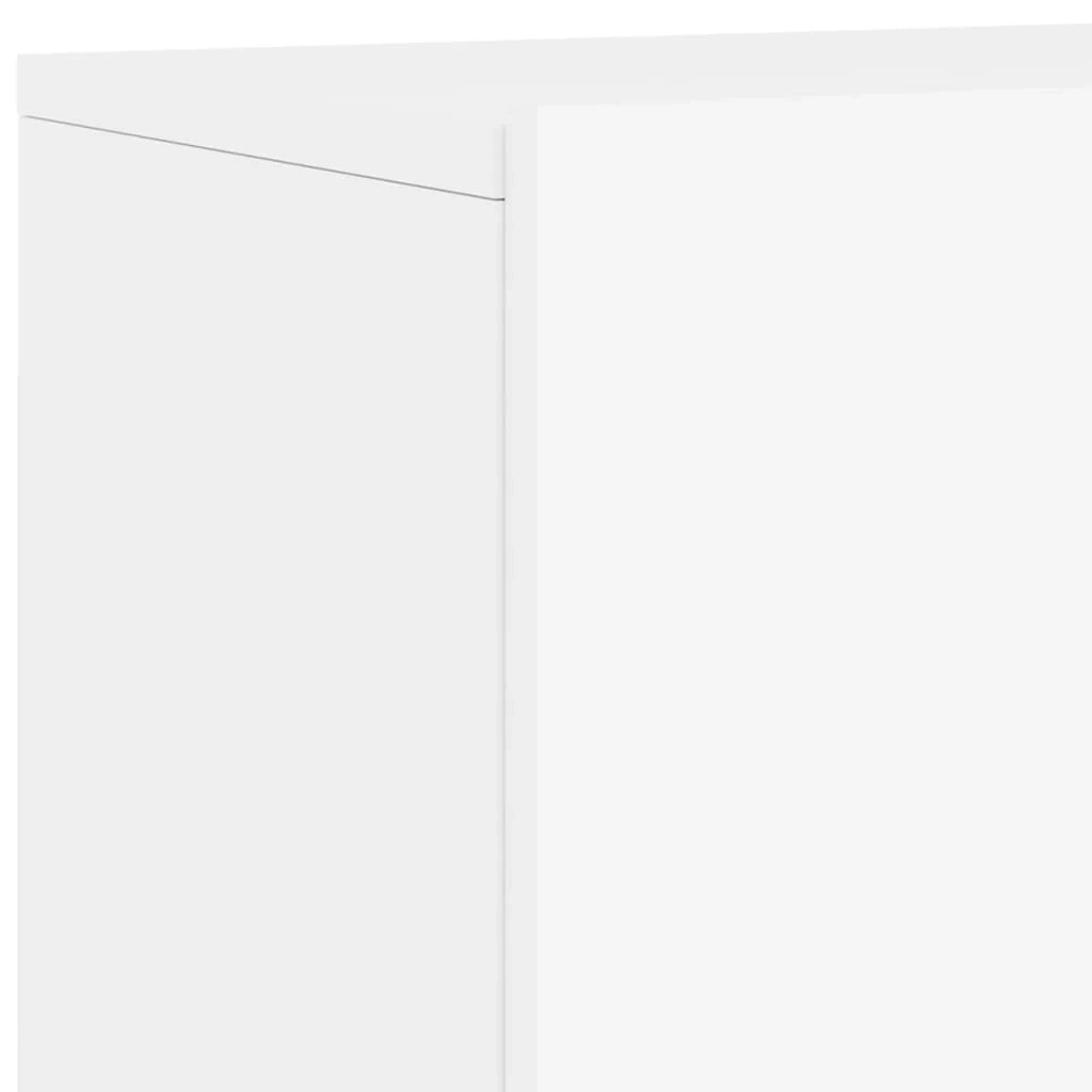 Mobile TV multimediale scaffale TV mobile TV credenza per sala da pranzo soggiorno camera da letto montaggio a parete 60 x 30 x 41 cm bianco 02_0027795