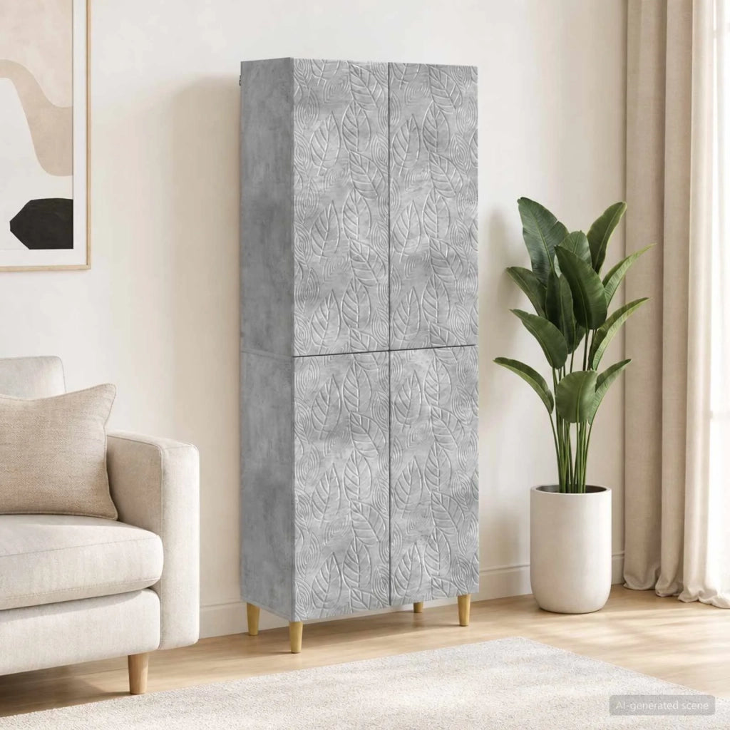 Set di armadi 2 pcs Grigio Cemento Legno ingegnerizzato 3416703