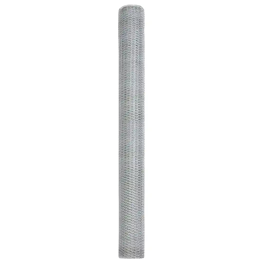 Recinzione Esagonale Argento 1,5 x 50 m Acciaio zincato 42005730