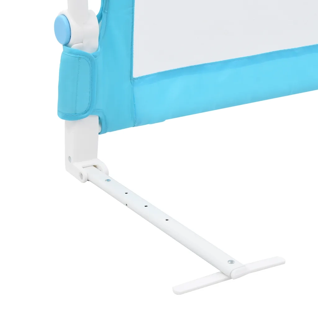 Sponde Letto di Sicurezza per Bambini Blu 180x42cm Poliestere CFW3622102