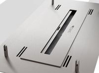 Camino a Bioetanolo da Incasso 60x32 cm Insert 600 in Acciaio Inox