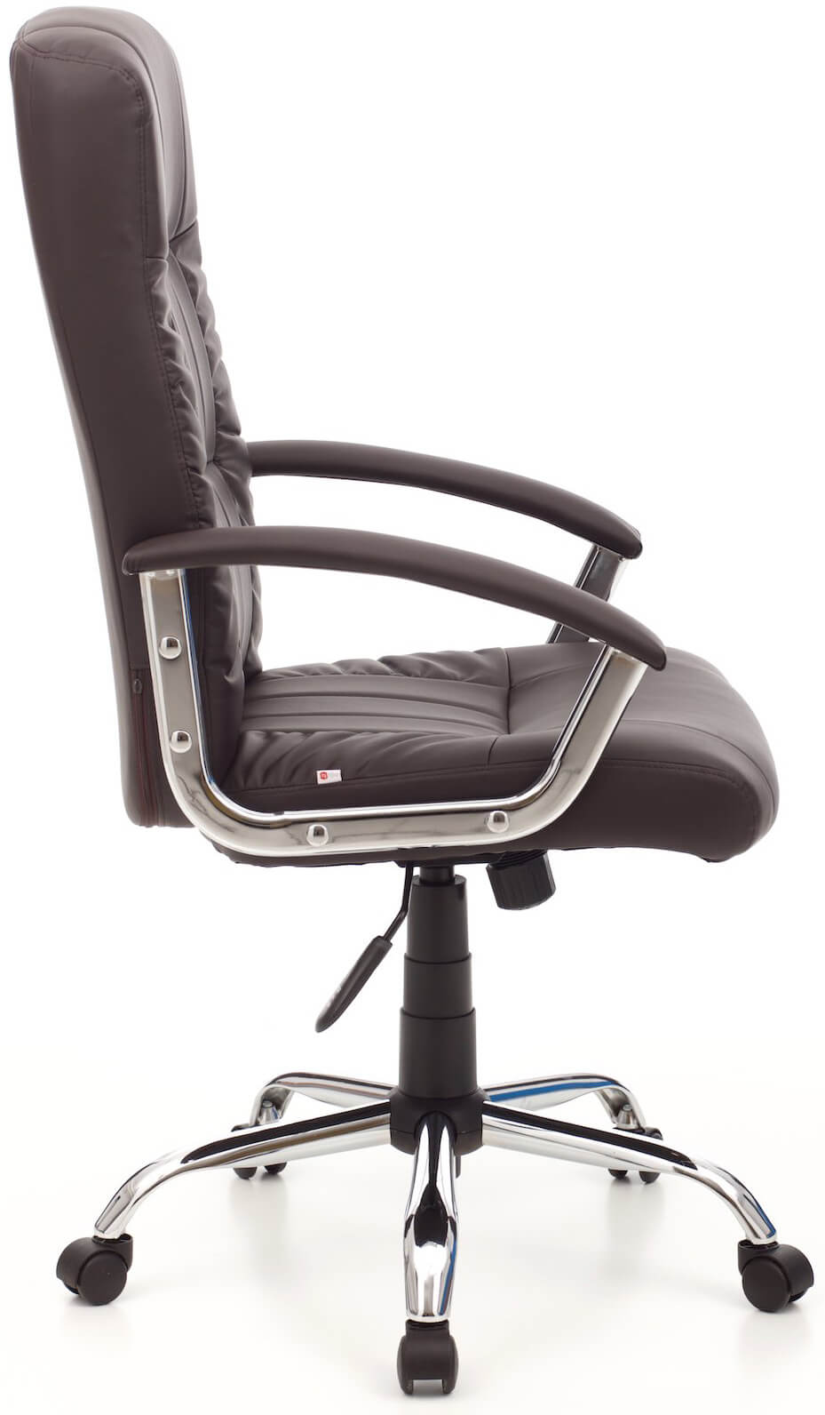 Poltrona da Ufficio Presidenziale in Similpelle Leader Marrone