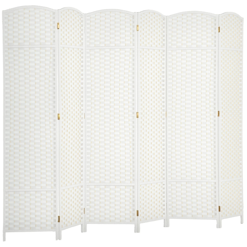 Paravento Filtro Luce 6 Pannelli ¨C Zephmum ¨C Bianco 180x160 cm