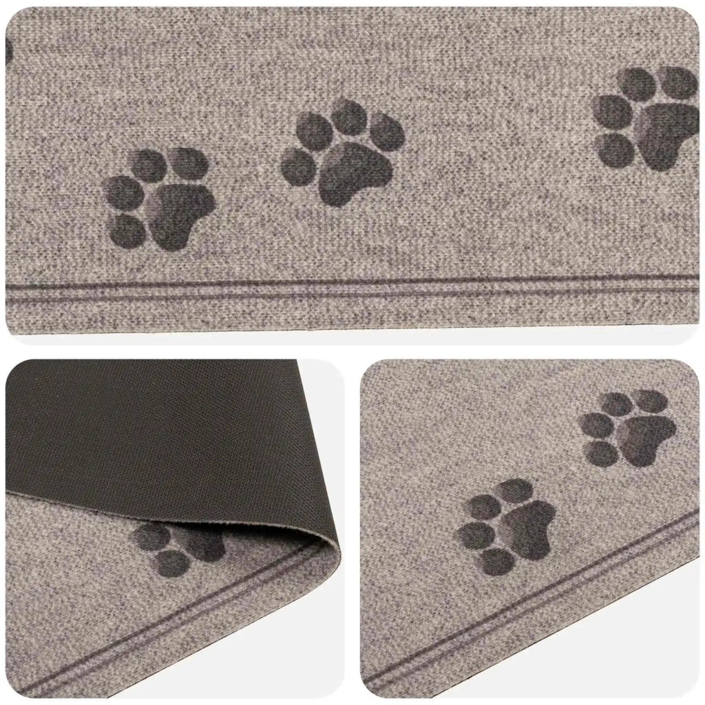 Tappeto da Cucina Zampe grigie 300 x 60 cm 100% Poliammide 42045739