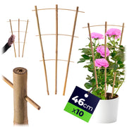KADAX Drabinka bambusowa potrójna 46cm 100281 BAM3