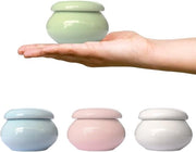 4 piccole urne crematorie in ceramica per ceneri umane - adatta per persona o animale domestico