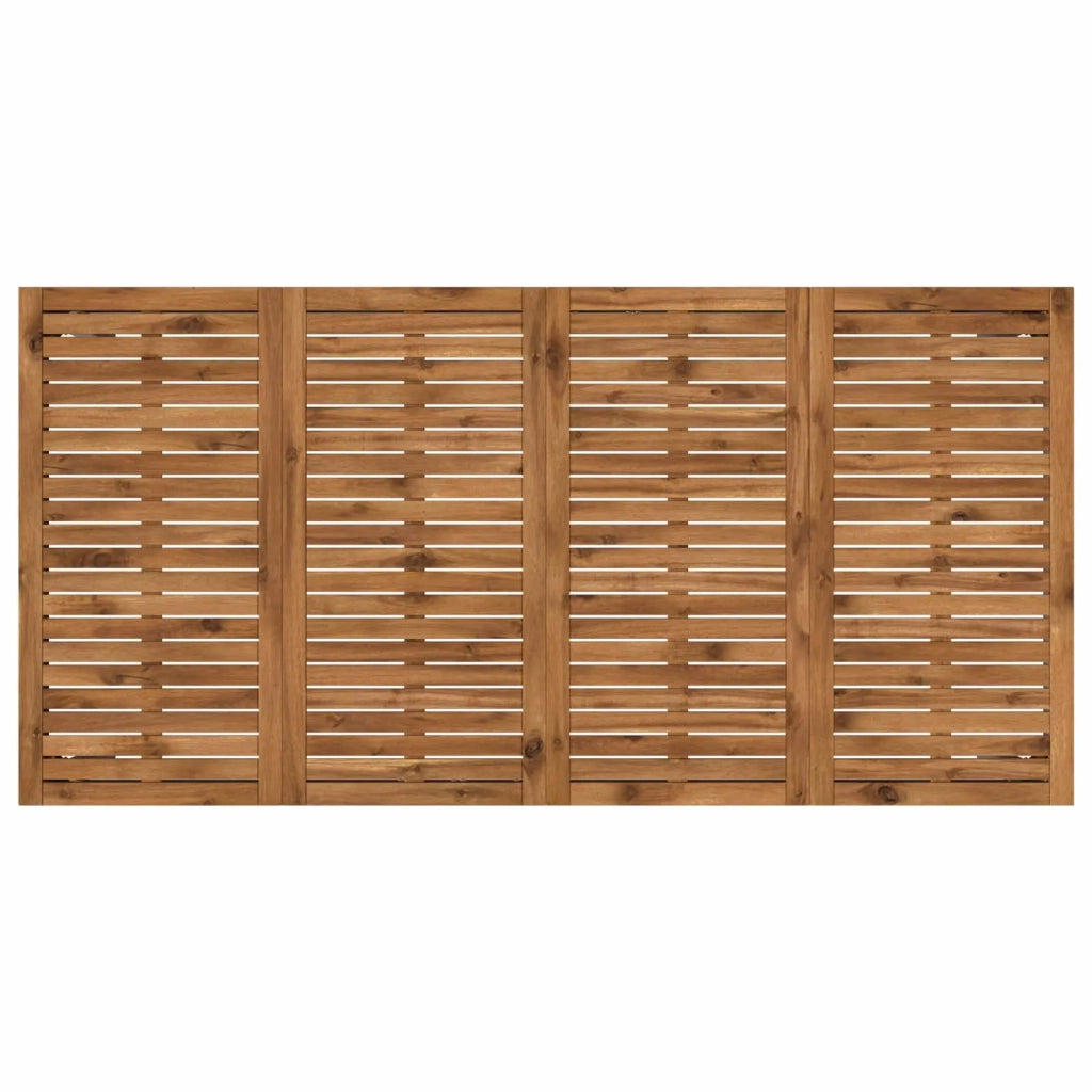 Tavolo da cena da giardino Naturale e Bianco 147 x 88,5 x 75 cm 901323