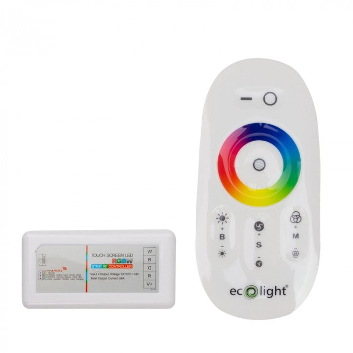 Controller strisce LED RGBW touch RF 24A 12-24V