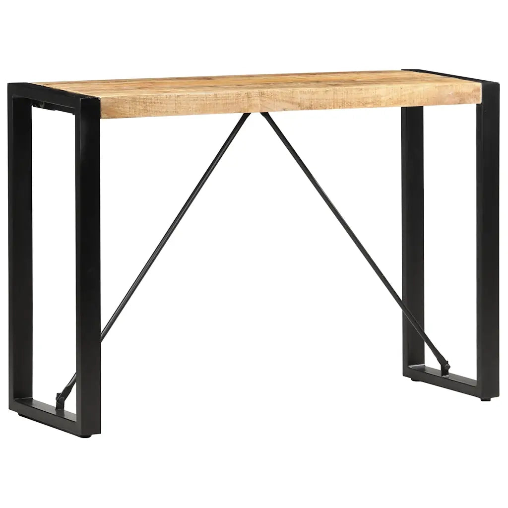 Tavolo Consolle 110x35x76 cm in Legno Massello di Mango cod mxl 56619