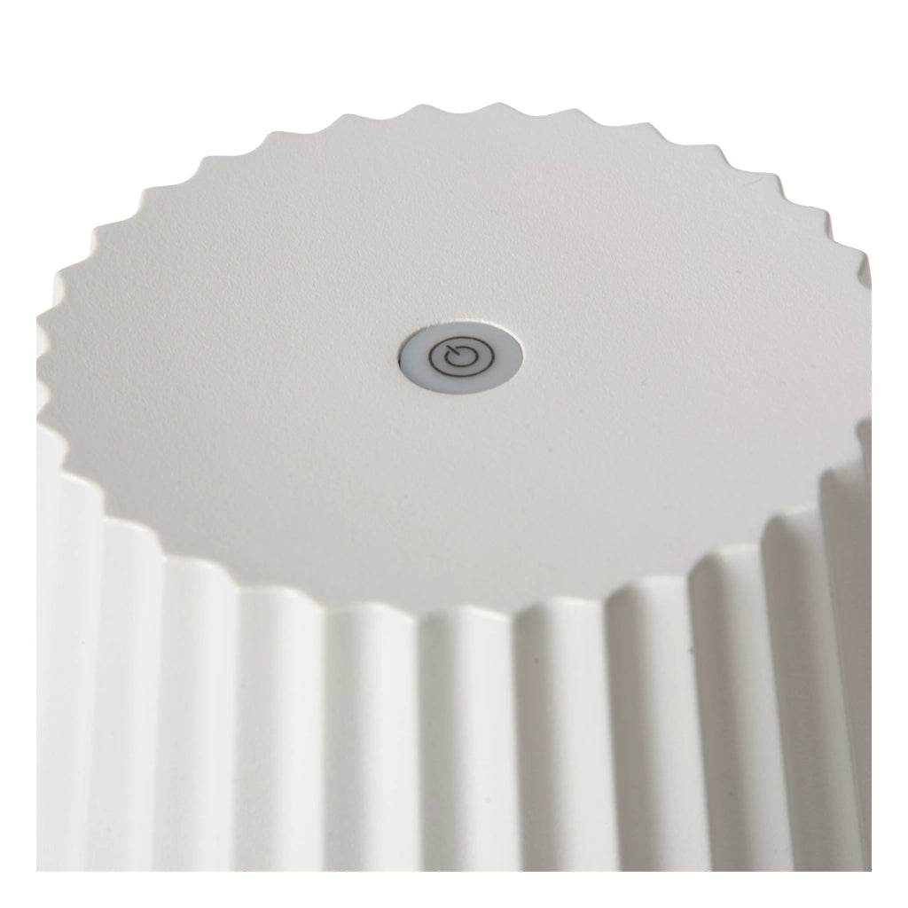 Lampada da tavolo outdoor bianca LED 2W ricaricabile Lucide