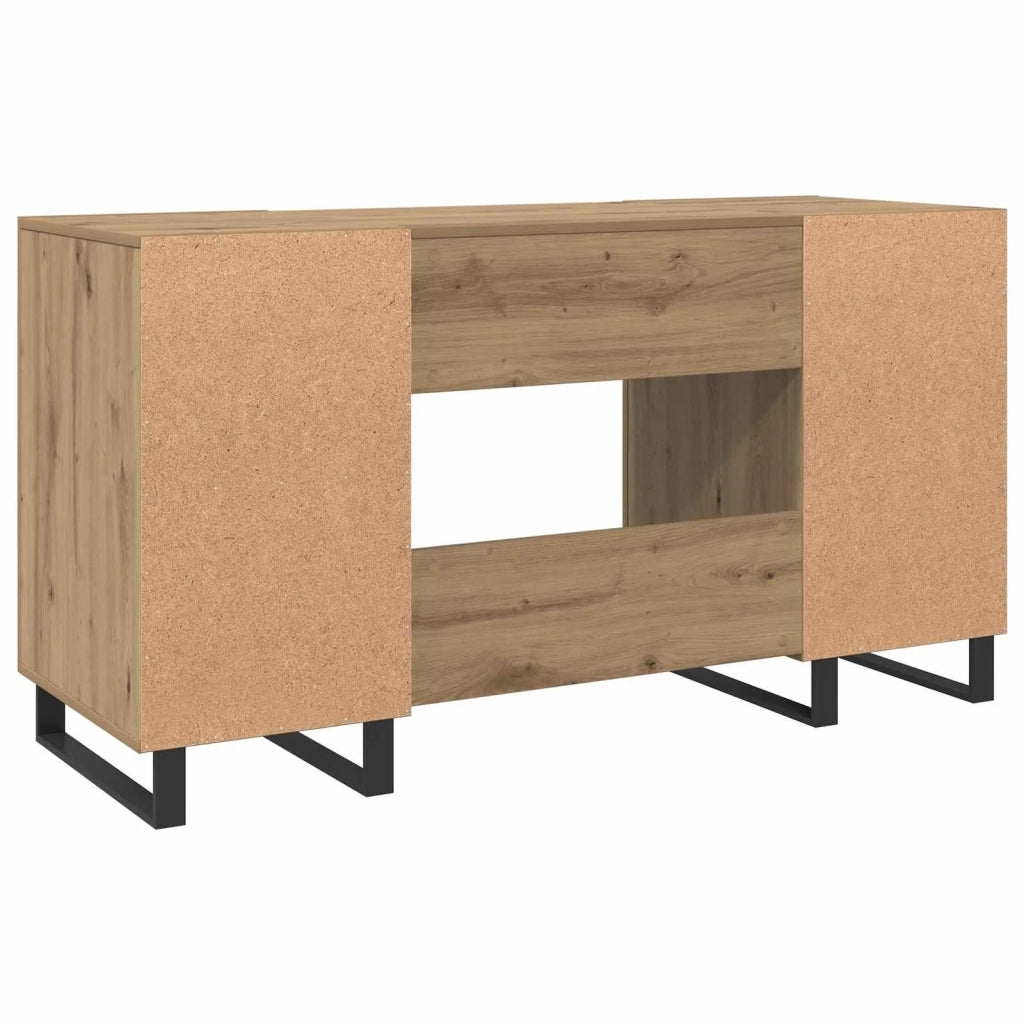 Scrivania rovere artigianale 140 x 50 x 75 cm Legno multistrato