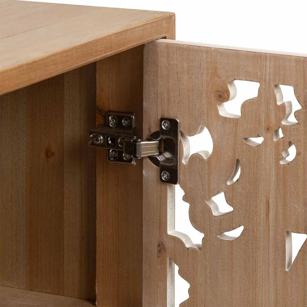 Mobile da ingresso in legno bianco 85x35x80