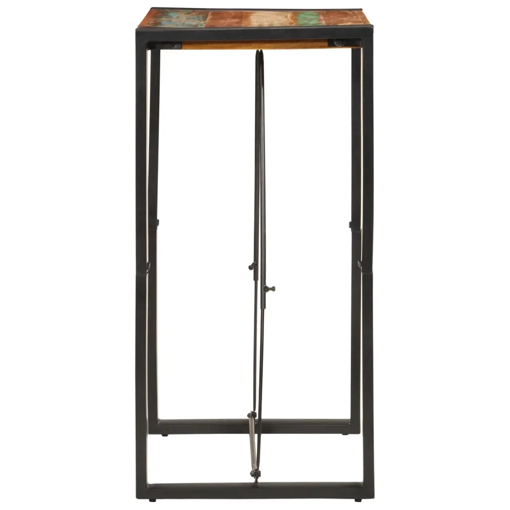 Tavolo da Bar 60x55x110 cm in Legno Massello di Recupero 358885