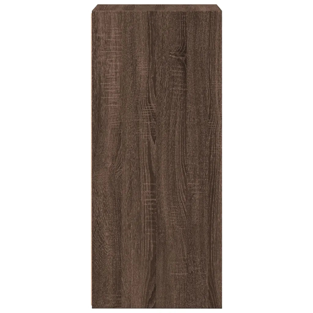 Credenza Rovere Marrone 40x41x93 cm in Legno Multistrato