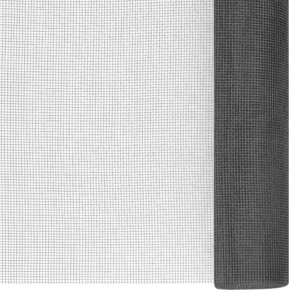 Zanzariera in Fibra di Vetro 80x1000 cm Nera CFW9935283