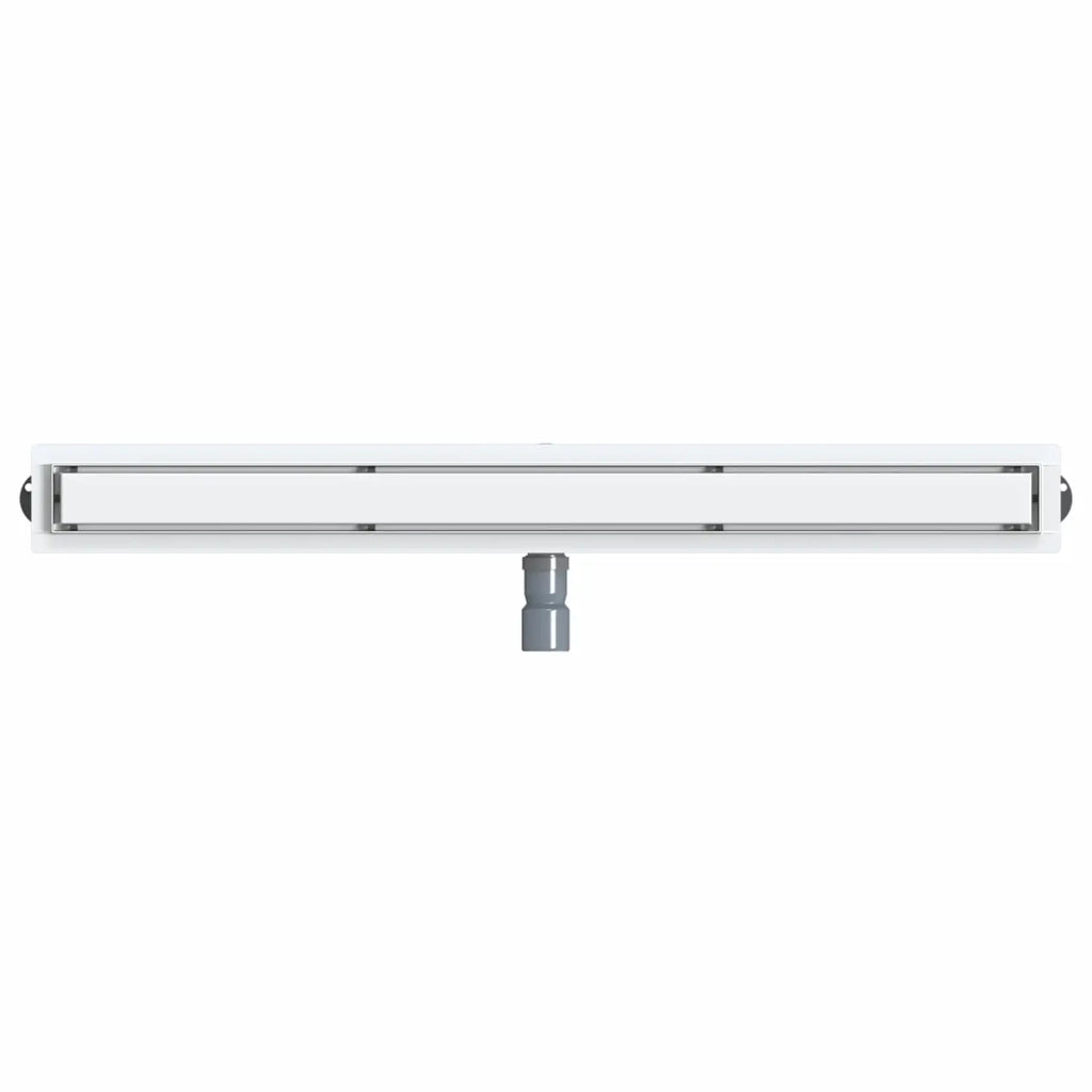 Scarico doccia 2-in-1 con sifone a 360° Argento 100 cm