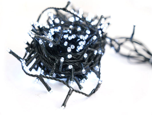 Luci di Natale 300 LED 15m Luce Bianco Freddo da Interno