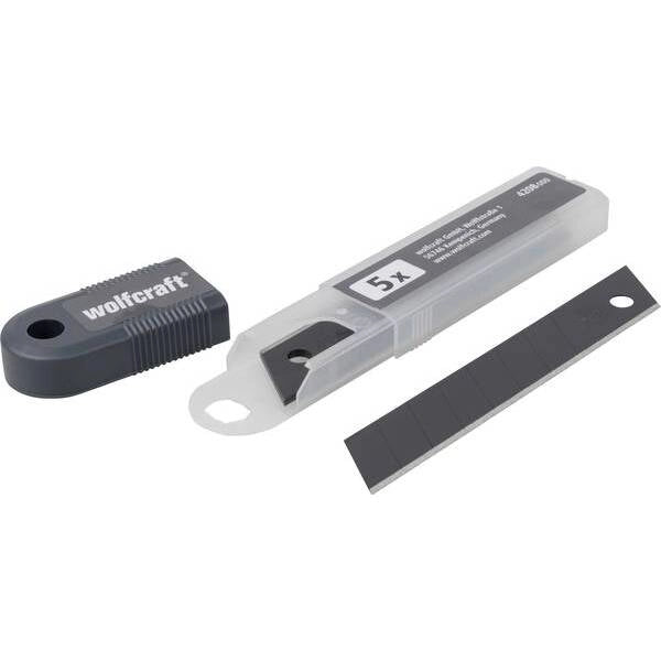 SET 5 LAME A SPEZZARE 18MM NERE PROFESSIONALI